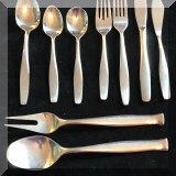 K17. 57-Piece vintage Nantucket stainless steel flatware set. - $75 